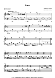 Sheet music, chords James Horner - Rose (Titanic Soundtracks)