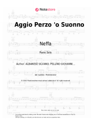 Sheet music, chords Neffa, Coez, TY1 - Aggio Perzo 'o Suonno