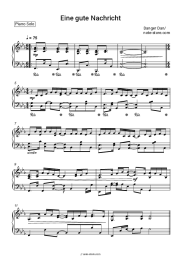 Sheet music, chords Danger Dan, Antilopen Gang - Eine gute Nachricht