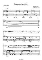 Sheet music, chords Danger Dan, Antilopen Gang - Eine gute Nachricht