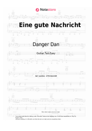 Sheet music, chords Danger Dan, Antilopen Gang - Eine gute Nachricht