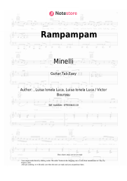 Sheet music, chords Minelli - Rampampam