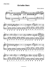 Sheet music, chords Monica Martin - Ein heller Stern