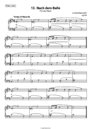 Sheet music, chords Alexander Gretchaninov - Op. 98, №13 Mazurka