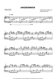 Sheet music, chords Ufo361, Data Luv - Angekommen