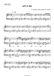 undefined DJ Khaled, Justin Bieber, 21 Savage - LET IT GO