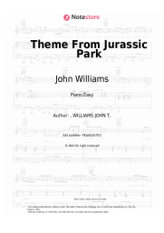 undefined John Williams - Theme From Jurassic Park