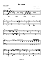 Sheet music, chords Udo Lindenberg - Kompass