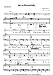 Sheet music, chords Max Mutzke - Wunschlos suchtig