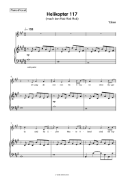 Sheet music, chords Tobee - Helikopter 117 (mach den Hub Hub Hub)
