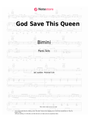 Sheet music, chords Bimini - God Save This Queen
