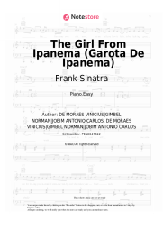 undefined Frank Sinatra, Antonio Carlos Jobim - The Girl From Ipanema (Garota De Ipanema)