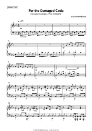 Sheet music, chords Blonde Redhead - For the Damaged Coda (from 'Rick and Morty')