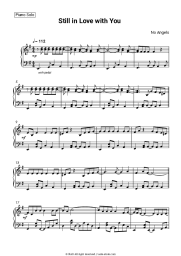 Sheet music, chords No Angels - Still in Love with You