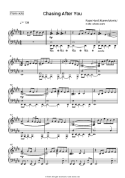 Sheet music, chords Ryan Hurd, Maren Morris - Chasing After You