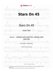 Sheet music, chords Stars On 45 - Stars On 45