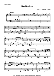 Sheet music, chords YOUNOTUS, Michael Schulte - Bye Bye Bye