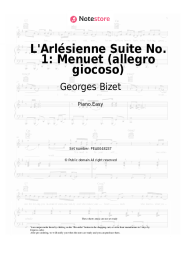 undefined Georges Bizet - L'Arlésienne Suite No. 1: Menuet (allegro giocoso)