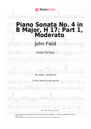 undefined John Field - Piano Sonata No. 4 in B Major, H 17: Part 1, Moderato