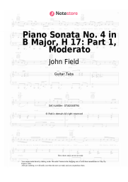 undefined John Field - Piano Sonata No. 4 in B Major, H 17: Part 1, Moderato