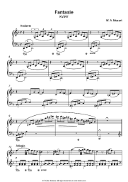undefined Wolfgang Amadeus Mozart - Fantasia in D Minor, K.397