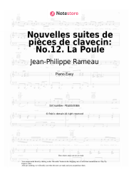 Sheet music, chords Jean-Philippe Rameau - Nouvelles suites de pièces de clavecin: No.12. La Poule