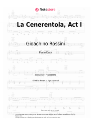 Sheet music, chords Gioachino Rossini - La Cenerentola,  Act I: Scene 1: Introduction - No, no, no: non v'e