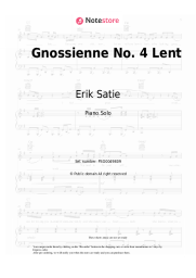 undefined Erik Satie - Gnossienne No.4 Lent