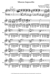 Sheet music, chords Lalo Schifrin - Mission Impossible Theme