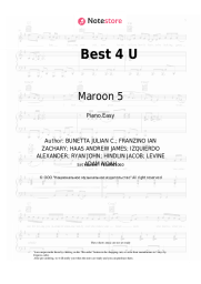 undefined Maroon 5 - Best 4 U