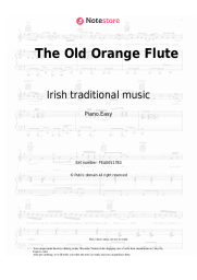 Sheet music, chords Irish traditional music - The Old Orange Flute