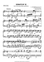 undefined Ludwig van Beethoven - Piano Sonata No. 32 in C minor, Op. 111