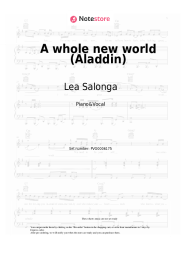 undefined Lea Salonga, Brad Kane, Alan Menken - A whole new world (Aladdin)