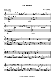 Sheet music, chords Arash, Helena - Pure Love