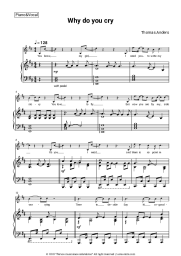 Sheet music, chords Thomas Anders - Why do you cry