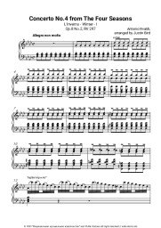 undefined Antonio Vivaldi - 4 Seasons. Winter, movement 1: Allegro non molto