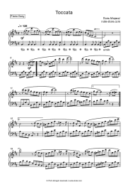 Sheet music, chords Paul Mauriat - Toccata