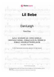 Sheet music, chords DaniLeigh - Lil Bebe