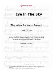 Sheet music, chords The Alan Parsons Project - Eye In The Sky