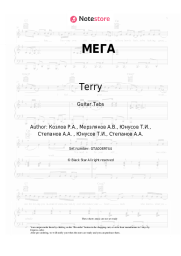 Sheet music, chords Terry - МЕГА