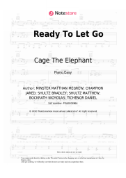 Sheet music, chords Cage The Elephant - Ready To Let Go