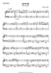 Sheet music, chords Demi Lovato - Let It Go (From 'Frozen')