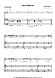 Sheet music, chords OneRepublic - I Ain't Worried