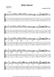 Sheet music, chords Imanbek, BYOR - Belly Dancer