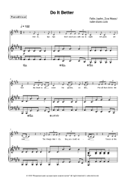 Sheet music, chords Felix Jaehn, Zoe Wees - Do It Better