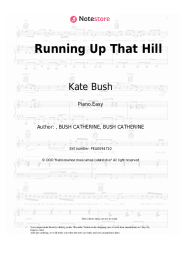 Sheet music, chords Kate Bush - Running Up That Hill