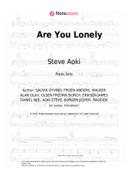 undefined Steve Aoki, Alan Walker, ISÁK - Are You Lonely