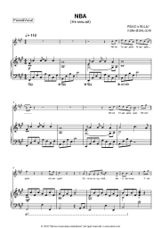 Sheet music, chords RSAC - NBA (Не Мешай)