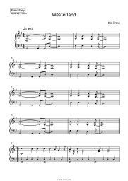 Sheet music, chords Die Ärzte - Westerland