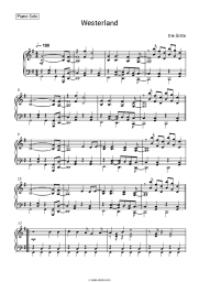 Sheet music, chords Die Ärzte - Westerland